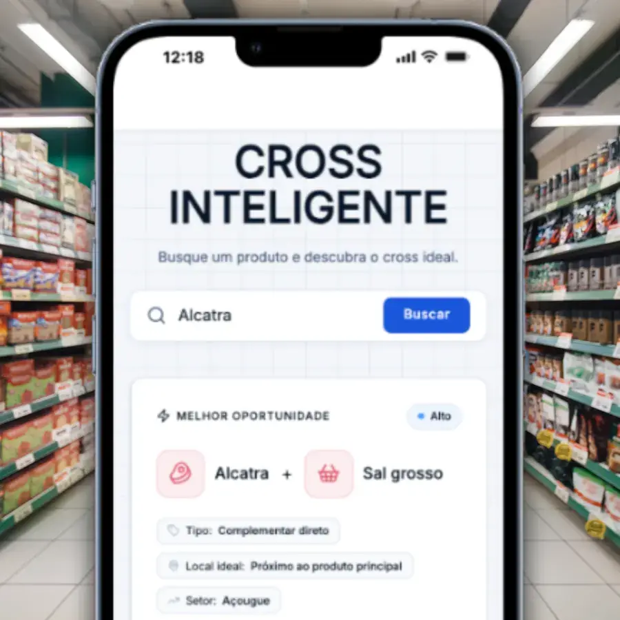 Tela do aplicativo Cross Inteligente